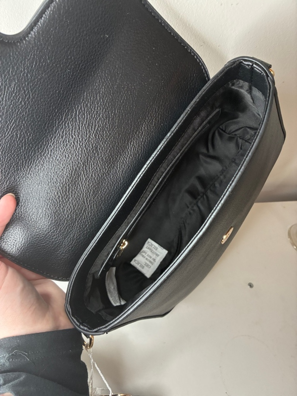 Valentino Orlandi Black Crossbody Bag with Matching Coin Pouch NWT - Picture 15 of 15